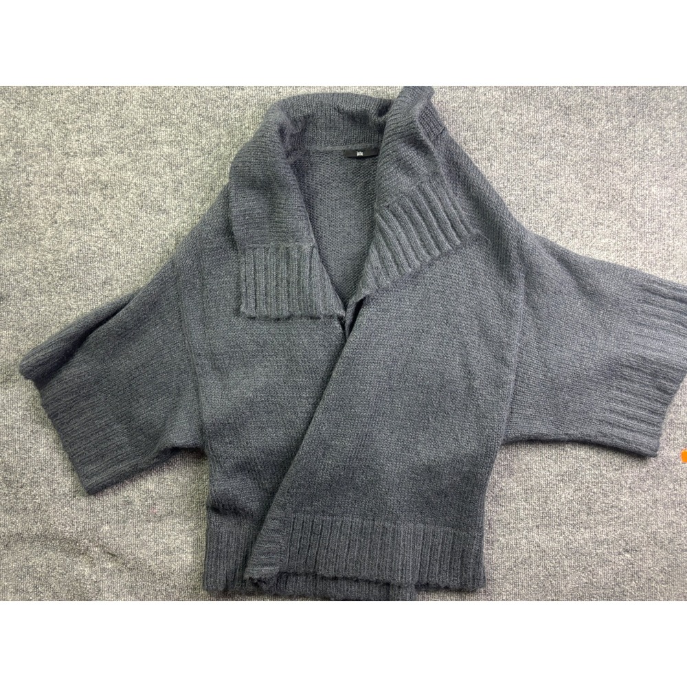 Jarbo Cardigan Sweater Womens 0 Suri Alpaca Merino Wool Shawl Wrap Short Slv